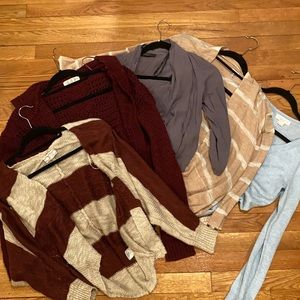 5 cardigan bundle